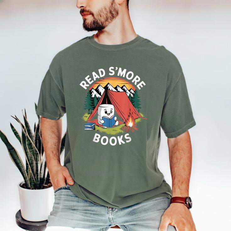 Read S'More Books Reading Camping Smores Kawaii S'Mores Men's Comfort Colors T-Shirt