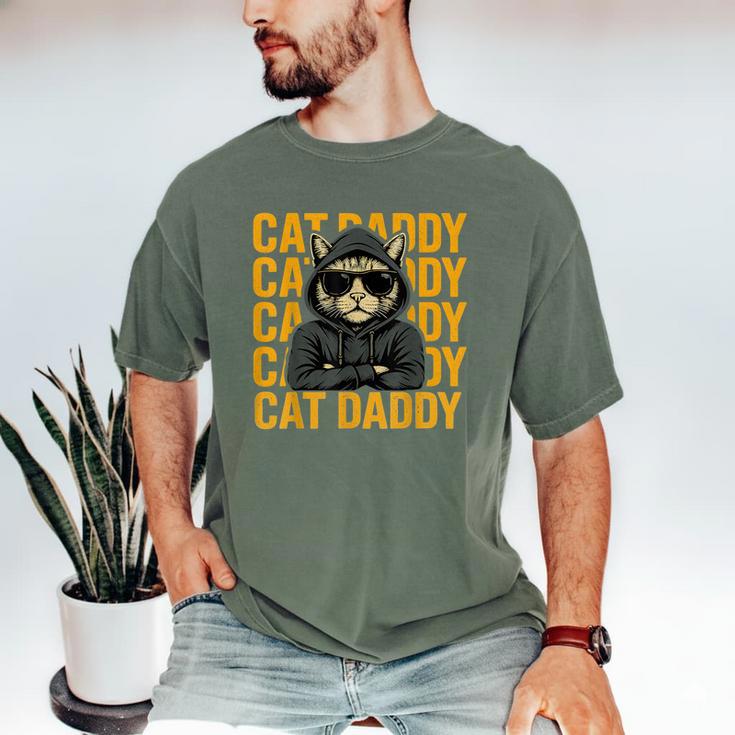 Retro Cat Daddy Style Animal For Men Women Kid Boy Girl Men's Comfort Colors T-Shirt