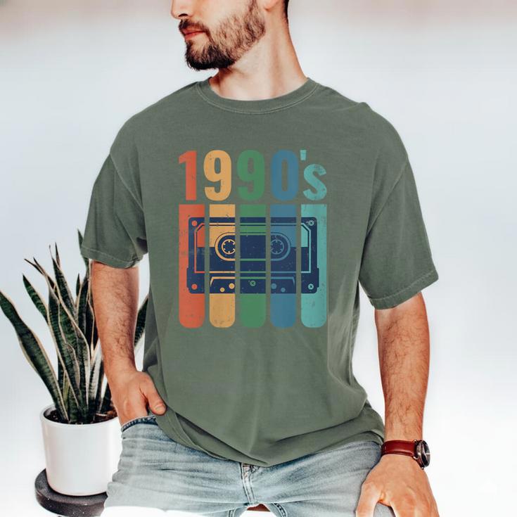 Retro Nineties Style Audio Tape Nostalgia Year 1990 Men's Comfort Colors T-Shirt