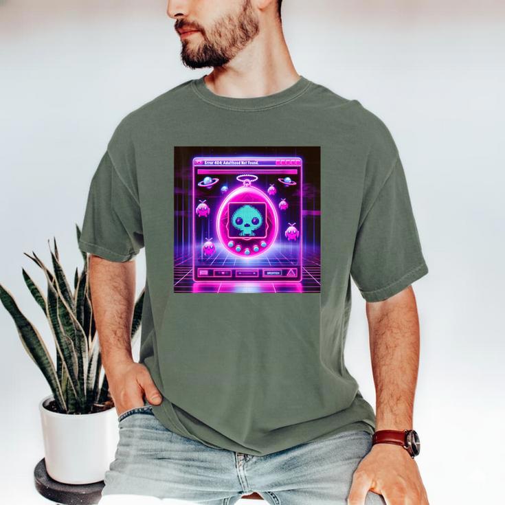 Retro Nostalgia Vaporwave- Error 404 Men's Comfort Colors T-Shirt