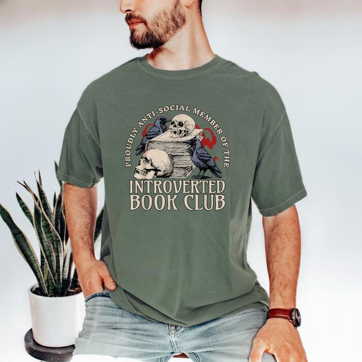 Sarcastic Proud Anti Social Member Of Introverted Book Club Men's Comfort Colors T-Shirt