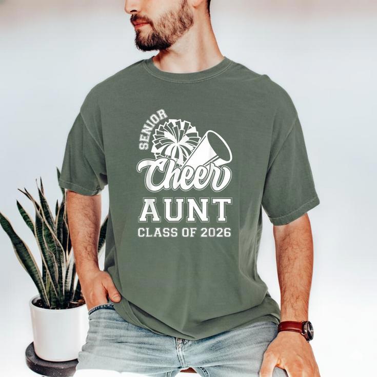 Senior Cheerleader Aunt Cheer Class Of 2026 Graduation Women Men's Comfort Colors T-Shirt