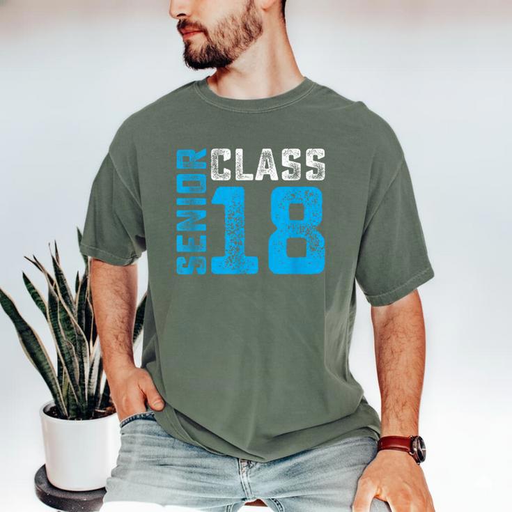 Senior Class 18 Shirt Graduation Apparel T-Shirt Men's Comfort Colors T-Shirt