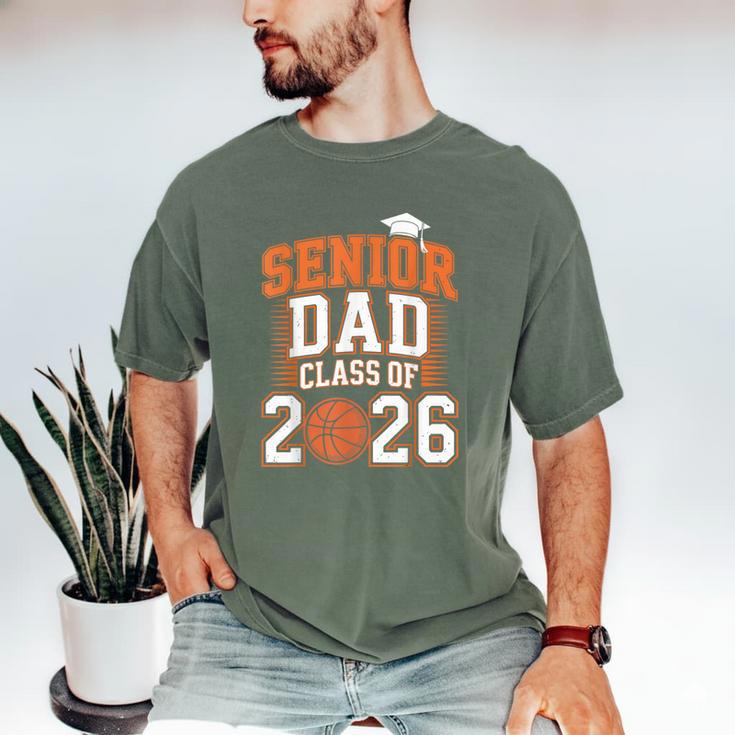 Senior Dad Class Of 2026 Graduate Basketball Graduation 2026 Men's Comfort Colors T-Shirt