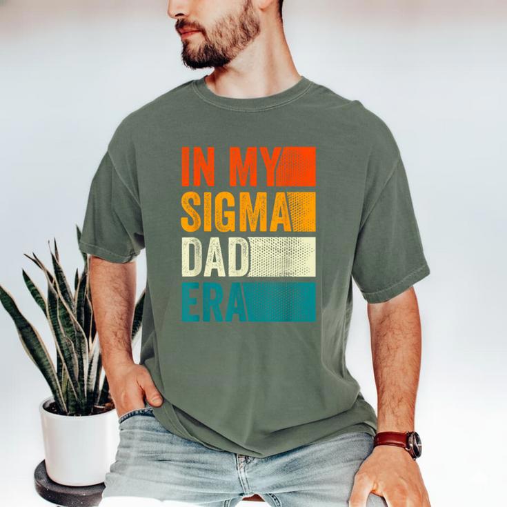In My Sigma Dad Era Meme Alpha Male Slang Daddy Men's Comfort Colors T-Shirt
