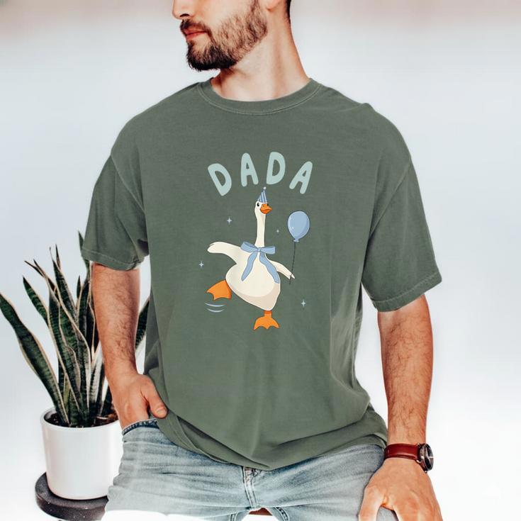 Silly Dada Silly Goose Mom Birthday Family Matching Party Men's Comfort Colors T-Shirt
