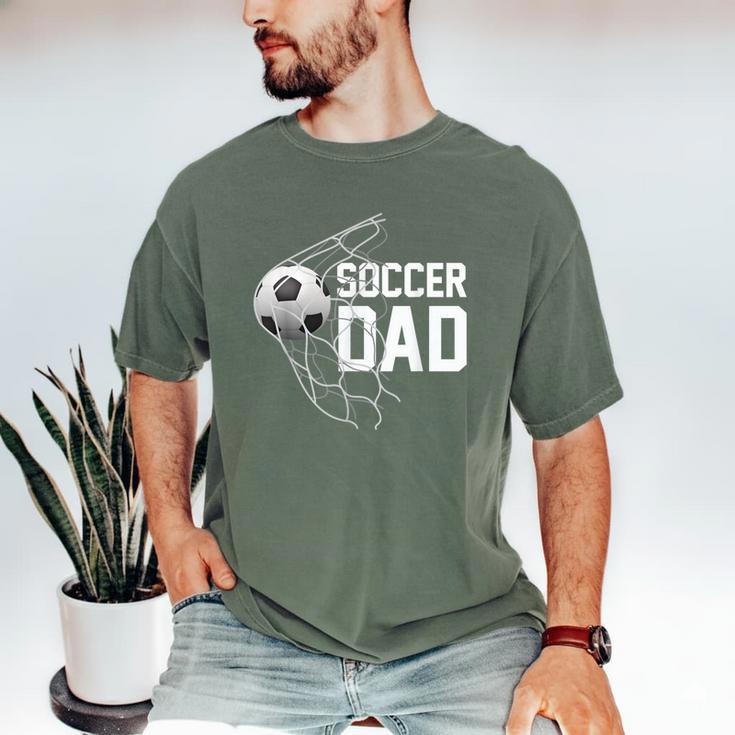 Soccer DAD Football Futbol Parents Goal Men's Comfort Colors T-Shirt
