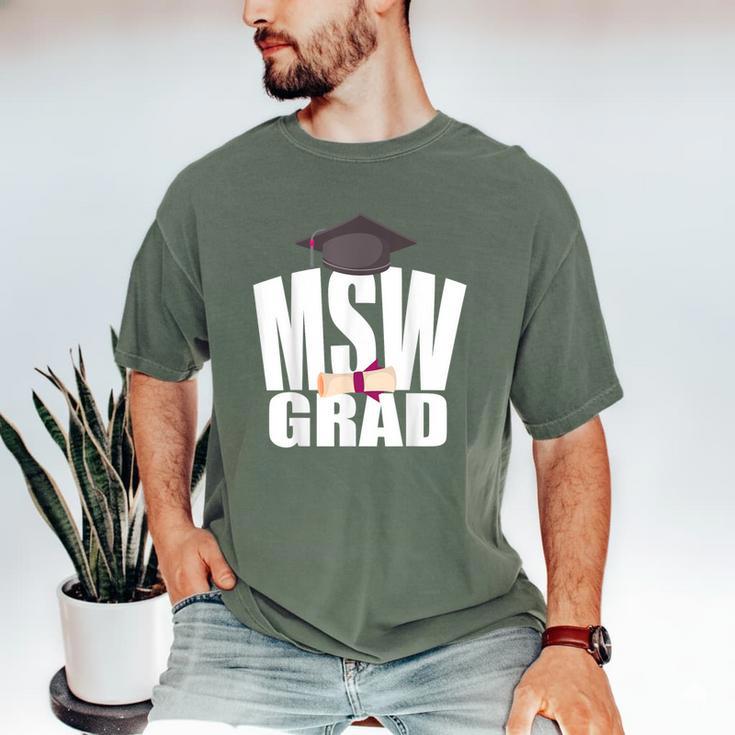 Social Work MSW Graduation Masters Degree Worker 2020 Men's Comfort Colors T-Shirt