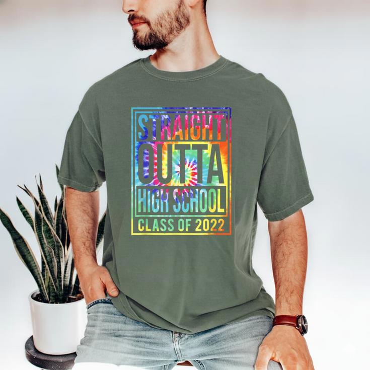 Straight Outta High School Class Of 2022 Graduation Men's Comfort Colors T-Shirt