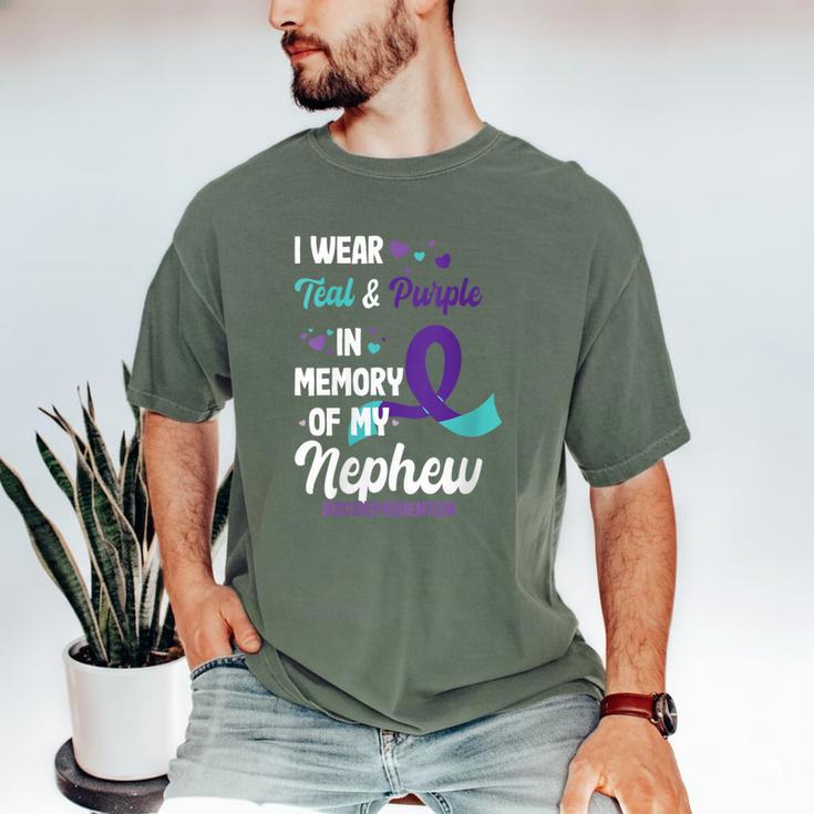 Suicide Prevention Awareness In Memory Of Nephew Men's Comfort Colors T-Shirt