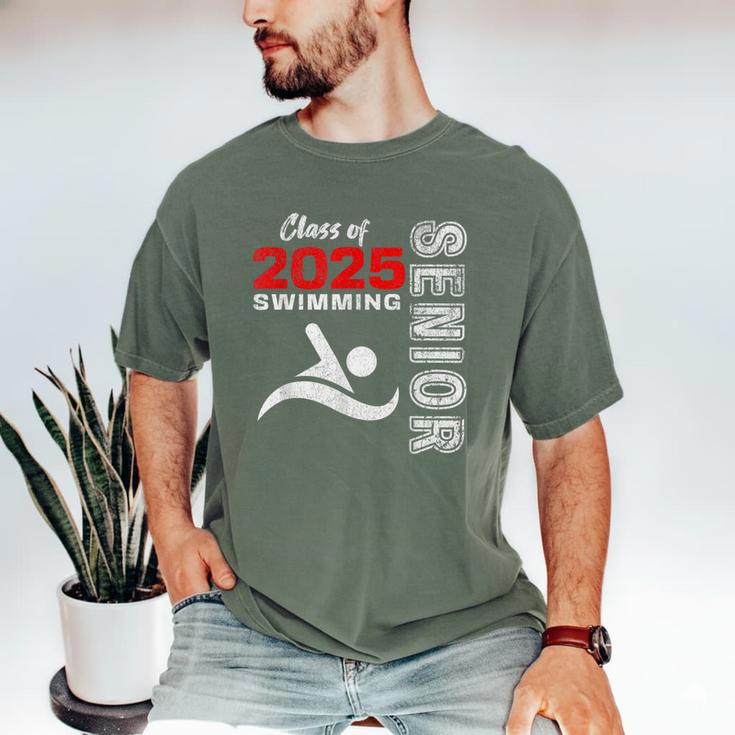 Swimming Team Senior Class Of 2025 Graduation 2025 Men's Comfort Colors T-Shirt