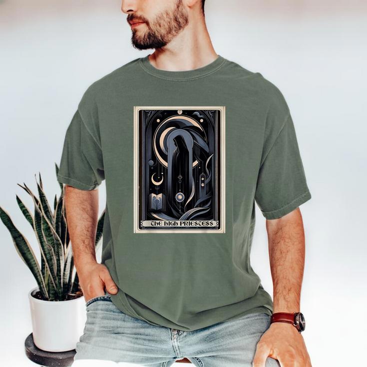 Tarot Cards Guide Book Esoteric Mysticism Clothing The High Priestess  -Adults Small Classic Fit Short Sleeve Men's Comfort Colors T-Shirt