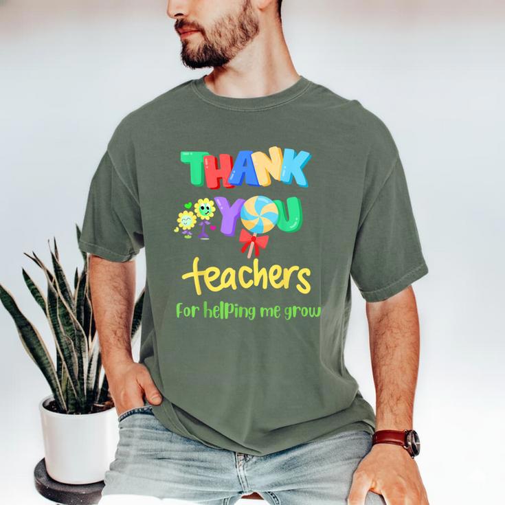 Thank You Teacher Appreciation Graduation Men Women Kids Men's Comfort Colors T-Shirt