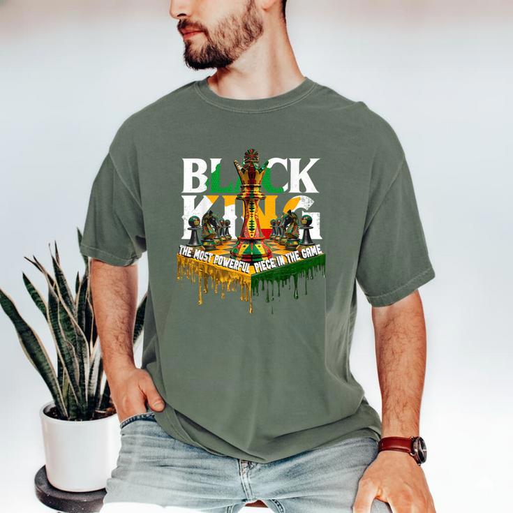 History I Am Black Man King Dad Melanin Men Women Men's Comfort Colors T-Shirt