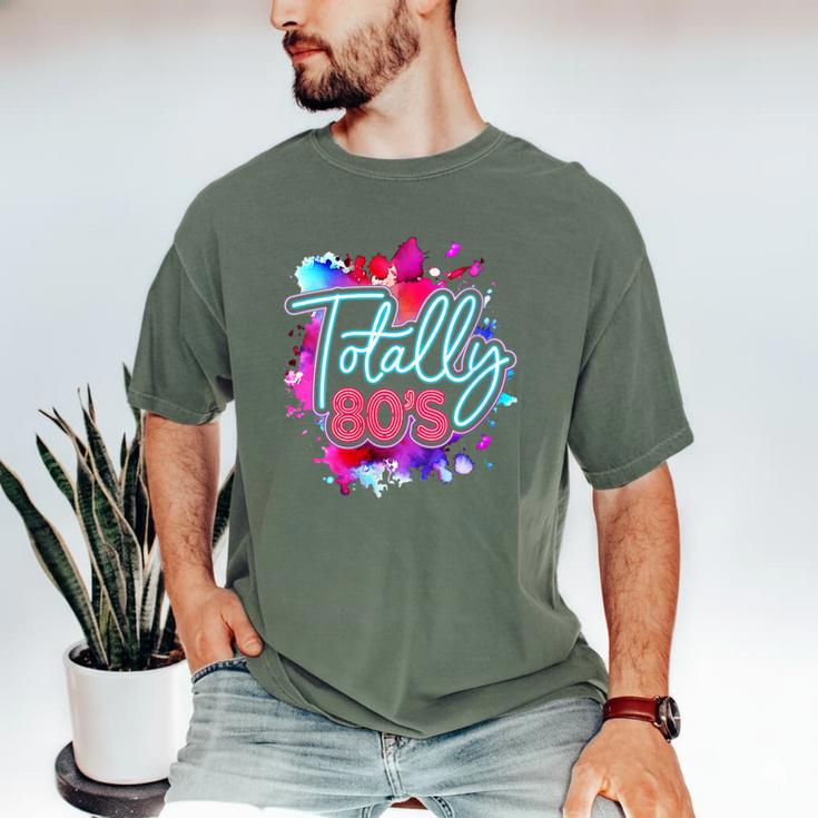 Totally 80's Colorful Retro 1980s Style Nostalgia Vibe Men's Comfort Colors T-Shirt