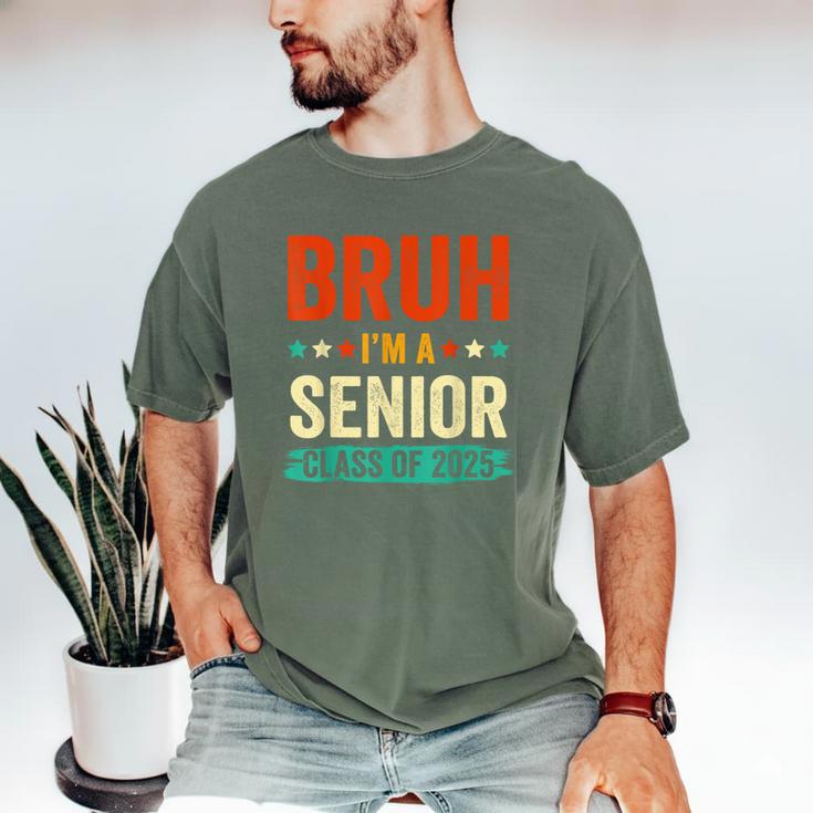 Vintage Bruh I'm A Senior Class Of 2025 Graduation Women Men Men's Comfort Colors T-Shirt