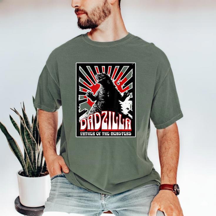 Vintage Dadzilla Father Of The Monsters Fathers Day Men's Comfort Colors T-Shirt