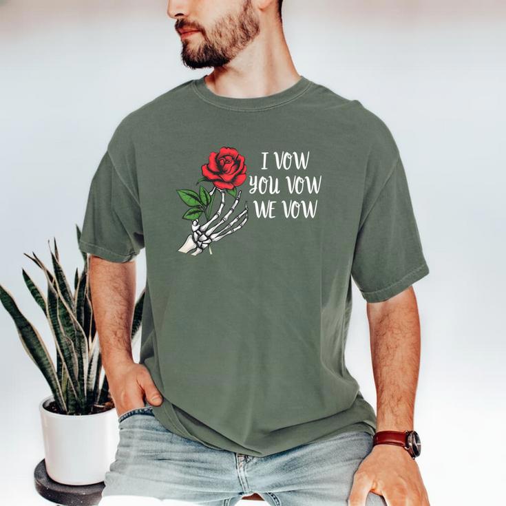 I Vow You Vow We Vow ShirtSmutty Fantasy Dark Romance Book Men's Comfort Colors T-Shirt