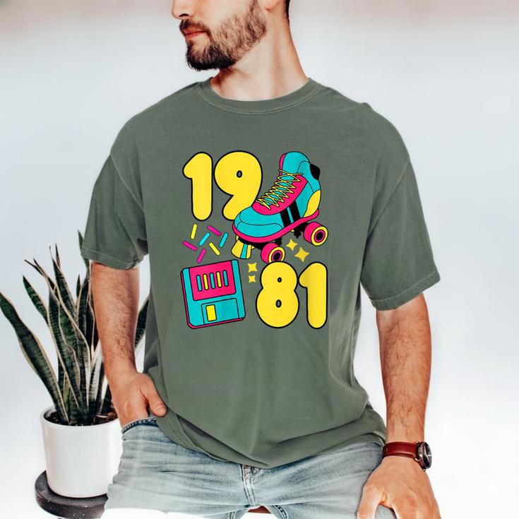 1981 Retro Raised In The 80s Old School Nostalgia Vibes Men's Comfort Colors T-Shirt 1981 Retro Raised In The 80s Old School Nostalgia Vibes Men's Comfort Colors T-Shirt