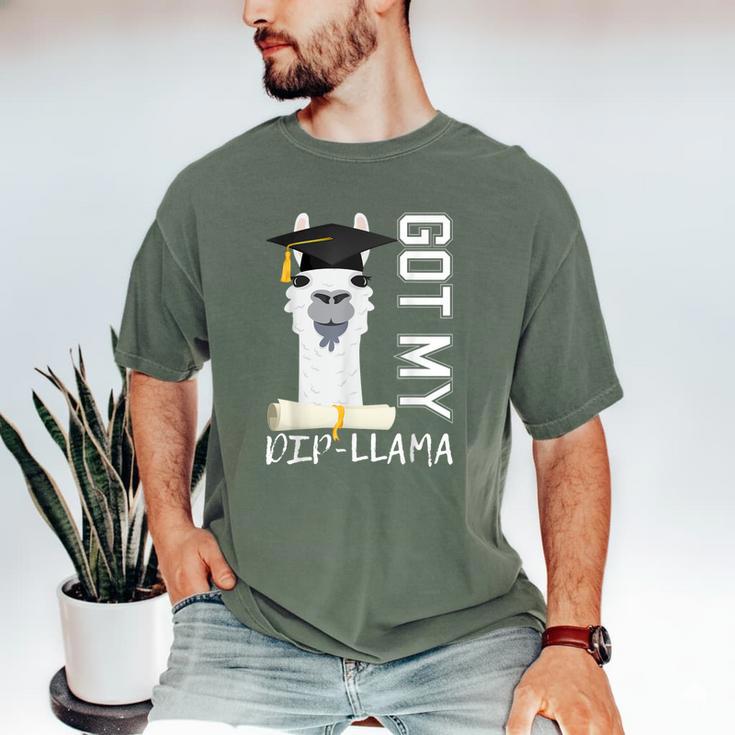 2022 Graduate Graduation For Him Her Got My Dip-Llama Men's Comfort Colors T-Shirt