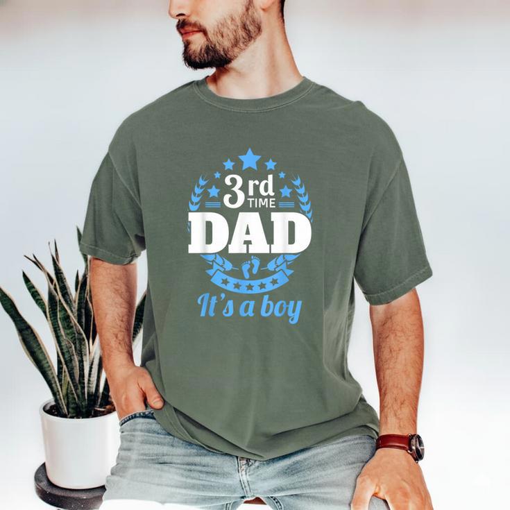 3rd Time Dad Dad Pregnancy It's a Boy Men's Comfort Colors T-Shirt