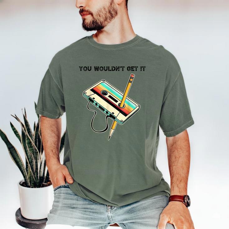 70s 80s 90s Retro Party Costume Nostalgia Cassette Men's Comfort Colors T-Shirt