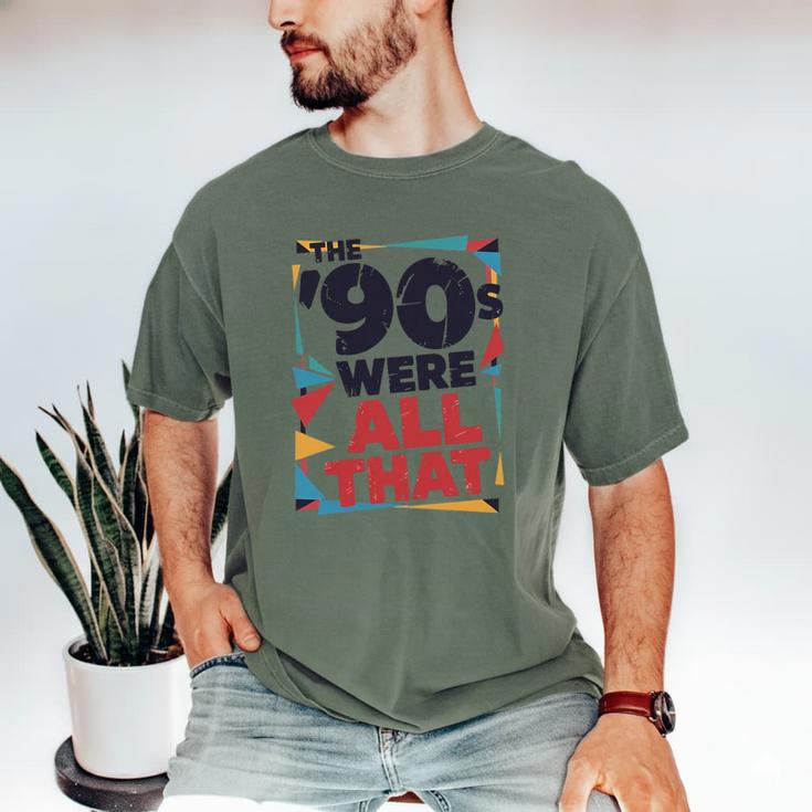 The 90s Were All That – Retro 1990s Nostalgia Tee Premium Tri-Blend Men's Comfort Colors T-Shirt