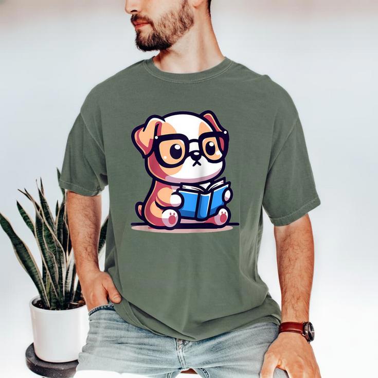 Adorable Book Lover Bulldog With Reading Glasses Cute Raglan Baseball Tee Men's Comfort Colors T-Shirt Adorable Book Lover Bulldog With Reading Glasses Cute Raglan Baseball Tee Men's Comfort Colors T-Shirt