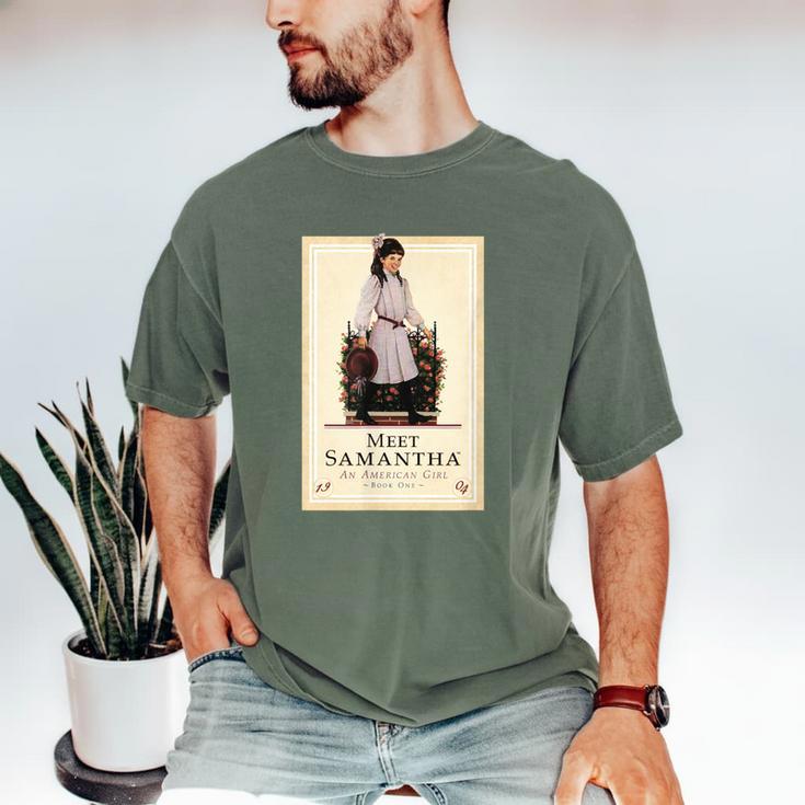 American Girl Meet Samantha Book Cover Men's Comfort Colors T-Shirt American Girl Meet Samantha Book Cover Men's Comfort Colors T-Shirt