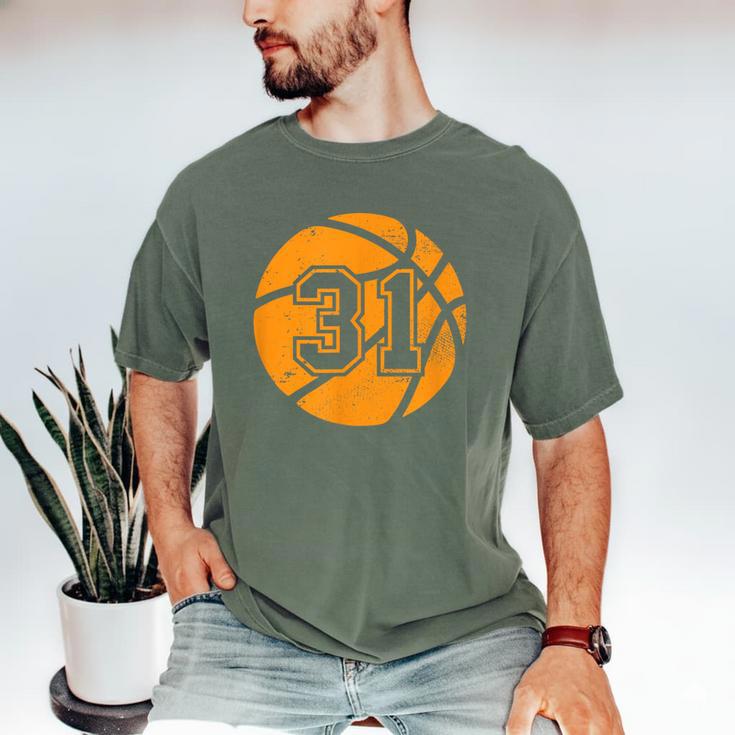 Basketball Player 31 Basketball Mom Dad Jersey Number 31 Men's Comfort Colors T-Shirt