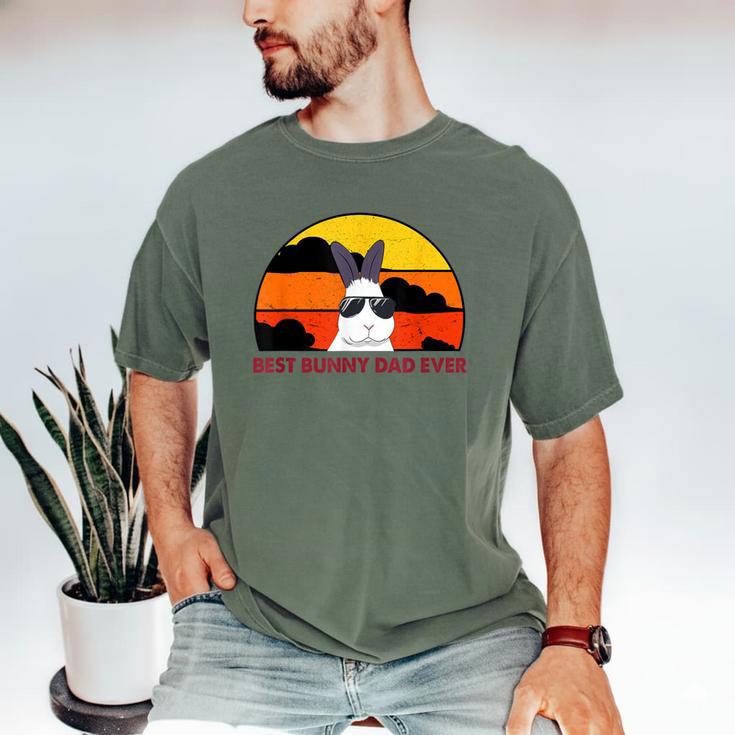 Best Bunny Dad Ever Rabbit Jumper Dad Men's Comfort Colors T-Shirt Best Bunny Dad Ever Rabbit Jumper Dad Men's Comfort Colors T-Shirt