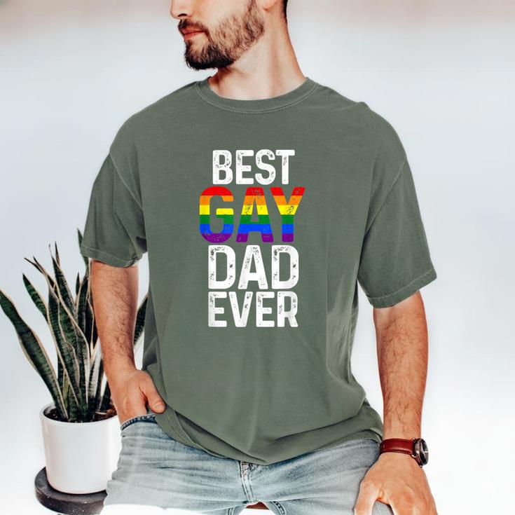 Best Gay Dad Ever LGBTQ Men's Comfort Colors T-Shirt Best Gay Dad Ever LGBTQ Men's Comfort Colors T-Shirt