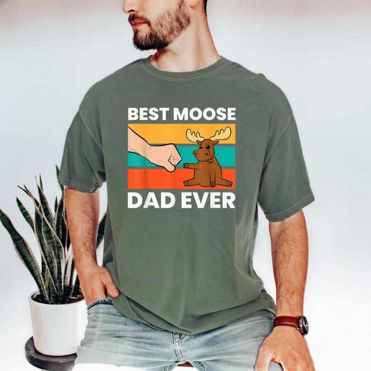 Best Moose Dad Ever Moose Men's Comfort Colors T-Shirt