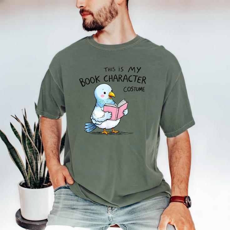This Is My Book Character Costume I Pigeon Reading Tee Men's Comfort Colors T-Shirt