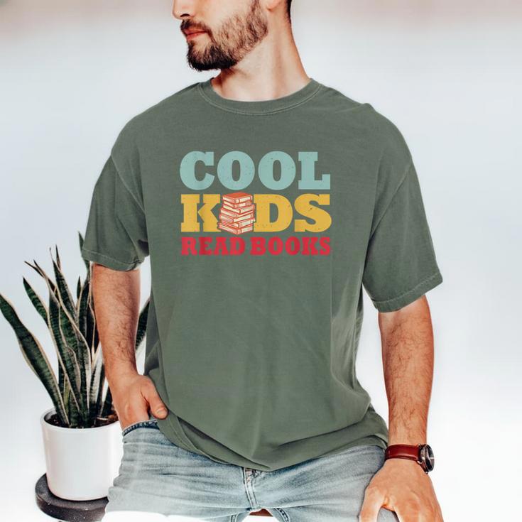 Bookworm Cool Kids Read Books Book Lover Reading Men's Comfort Colors T-Shirt