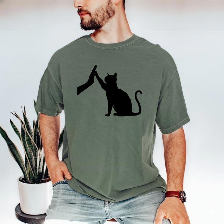 Cat Lover Cat Mom Cat Dad Men Women & Kids Cute Cat Men's Comfort Colors T-Shirt