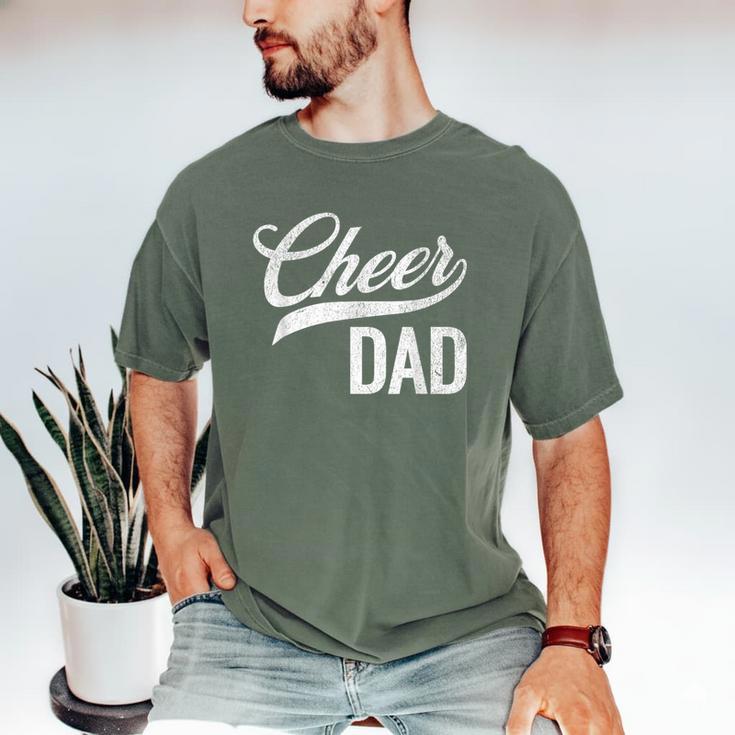 Cheer Dad Green Cheerleading Matching Parents Men's Comfort Colors T-Shirt