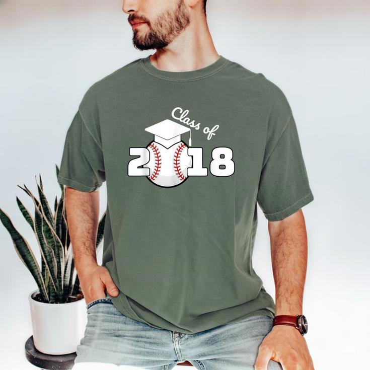 Class Of 2018 Baseball Senior Graduation Shirt Grad Men's Comfort Colors T-Shirt