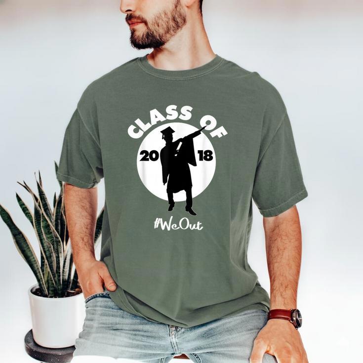 Class Of 2018 Dabbing Graduations Shirt-High School Grad Tee Men's Comfort Colors T-Shirt