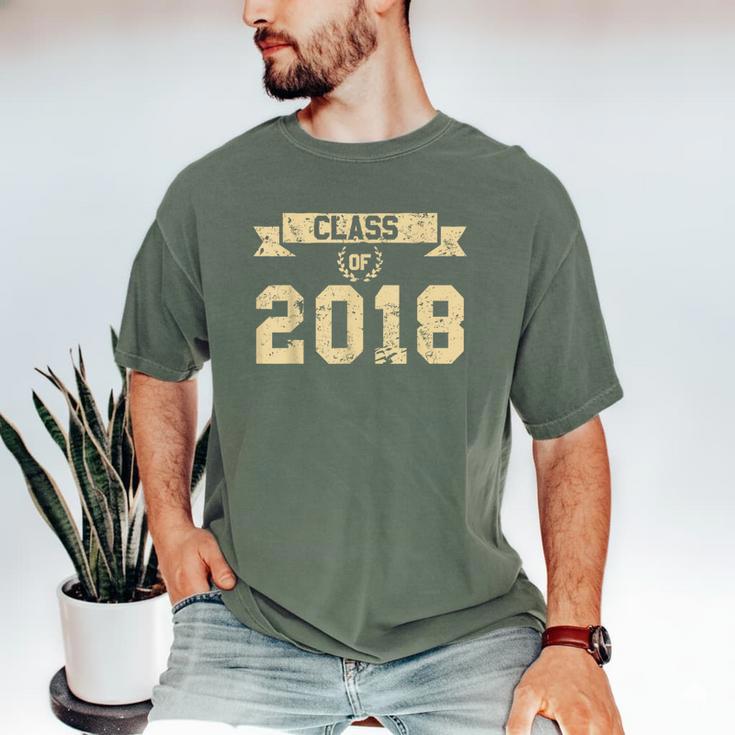 Class Of 2018 T-Shirt For 2018 Graduation Seniors Men's Comfort Colors T-Shirt