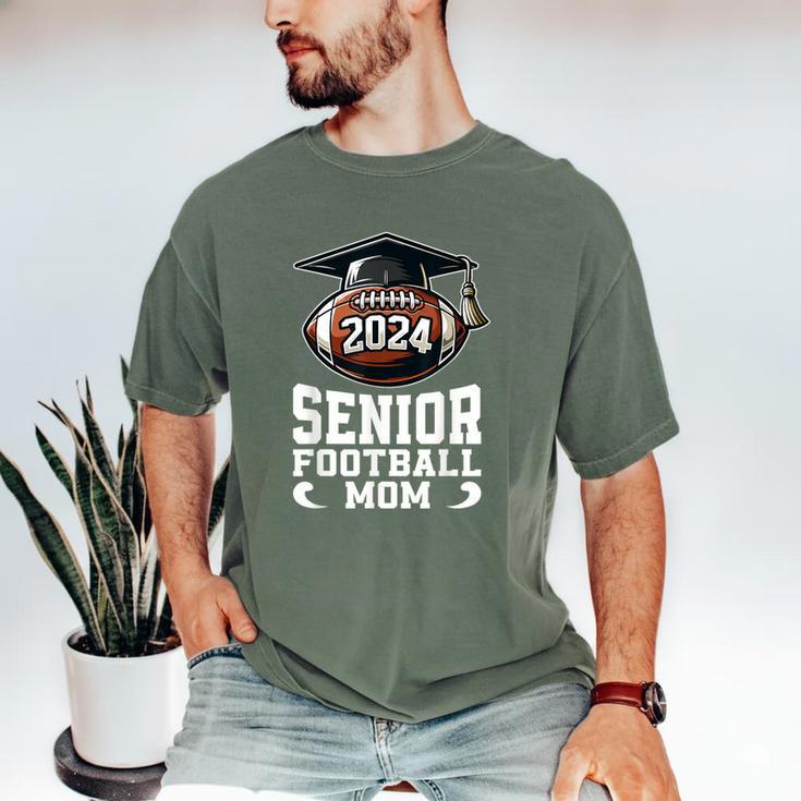 Class Of 2024 Graduation Senior Football Mom 2024 Men's Comfort Colors T-Shirt
