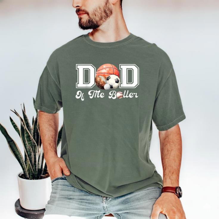 Dad Of The Birthday Boller Born 2 Ball Matching Family Party Men's Comfort Colors T-Shirt