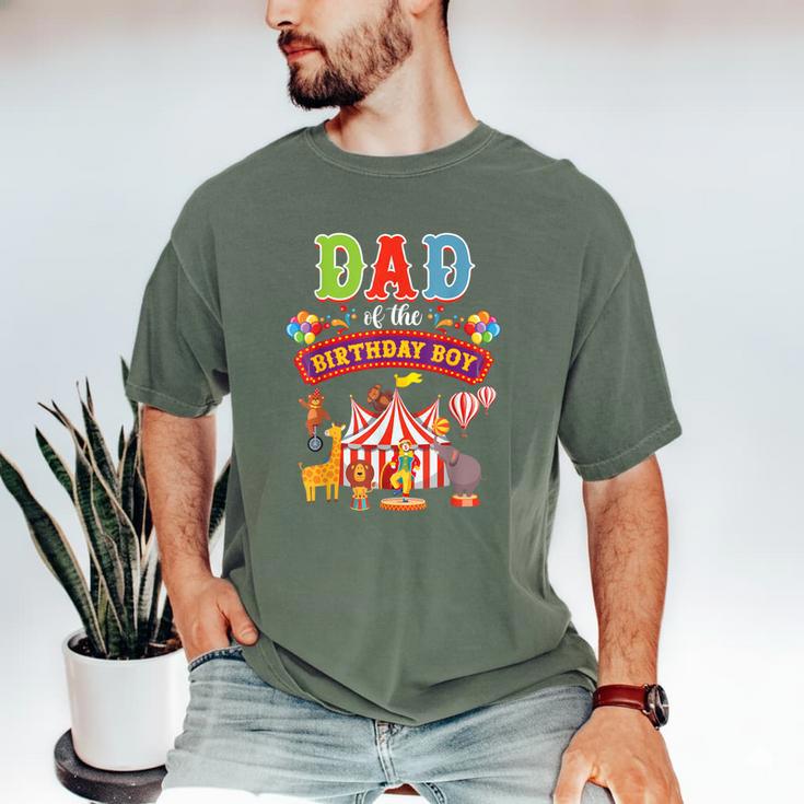 Dad Of The Birthday Boy Carnival Circus 1st Birthday Party Men's Comfort Colors T-Shirt