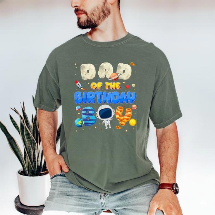 Dad Of The Birthday Boy Two The Moon Space Family Matching Men's Comfort Colors T-Shirt