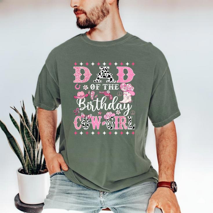 Dad Of The Birthday CowGirl Rodeo CowGirl Birthday Men's Comfort Colors T-Shirt