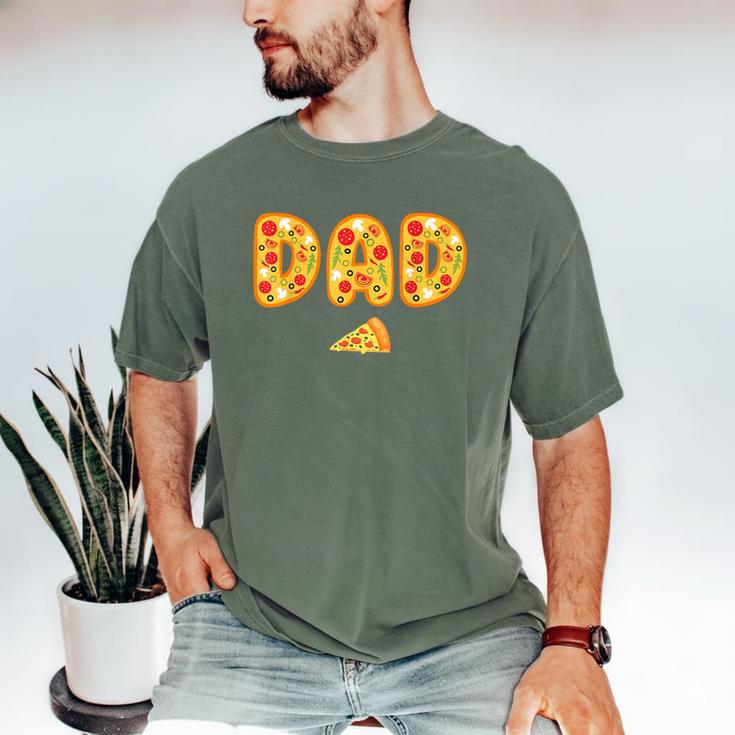 Dad Daddy Matching Birthday Squad Crew Pizza Family Men's Comfort Colors T-Shirt