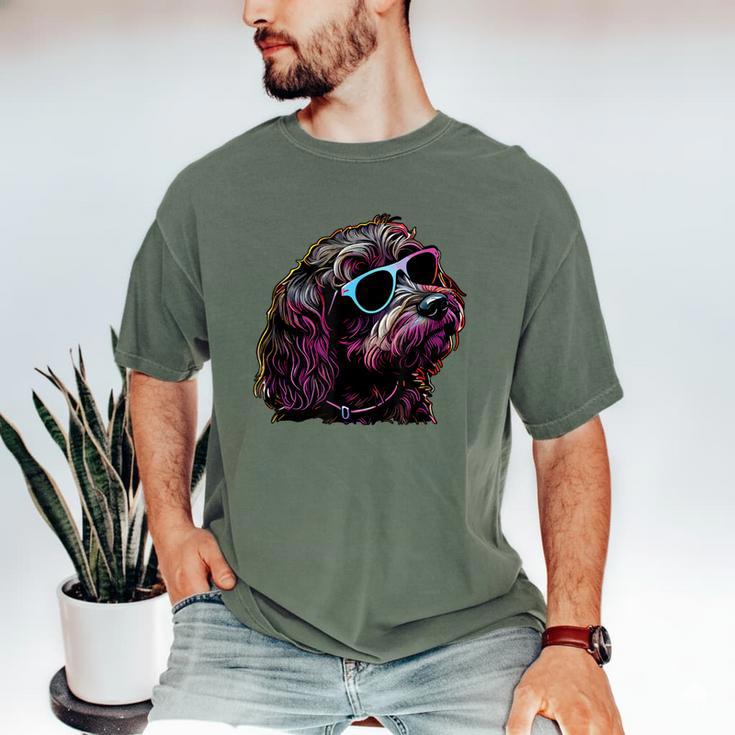 Dad Mom Cool Dog Sunglasses Cockapoo Men's Comfort Colors T-Shirt