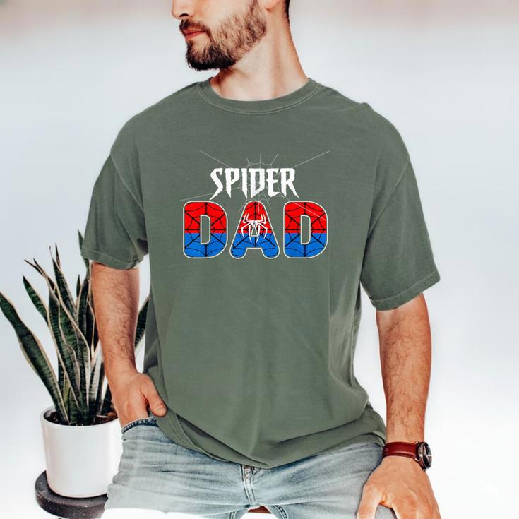 Dad And Mom Spider Family Matching Birthday Halloween Men's Comfort Colors T-Shirt