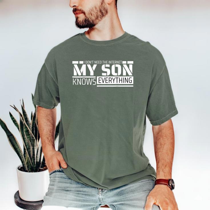 Dad Shirt From Son Men Fathers Day Dad Men's Comfort Colors T-Shirt
