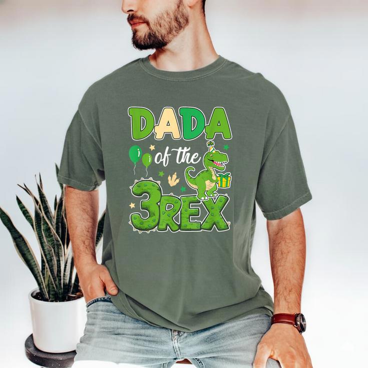 Dada Of The Three Rex Birthday Dinosaur Family Matching Men's Comfort Colors T-Shirt